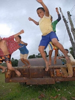 jumping Nachbarkinde